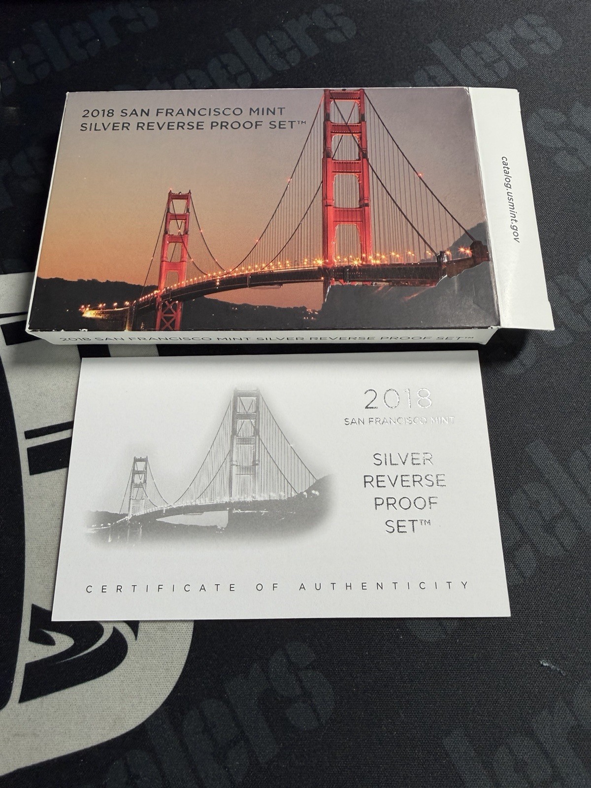 2018 *SILVER REVERSE* Replacement Proof Set Box and COA only.  No Coins