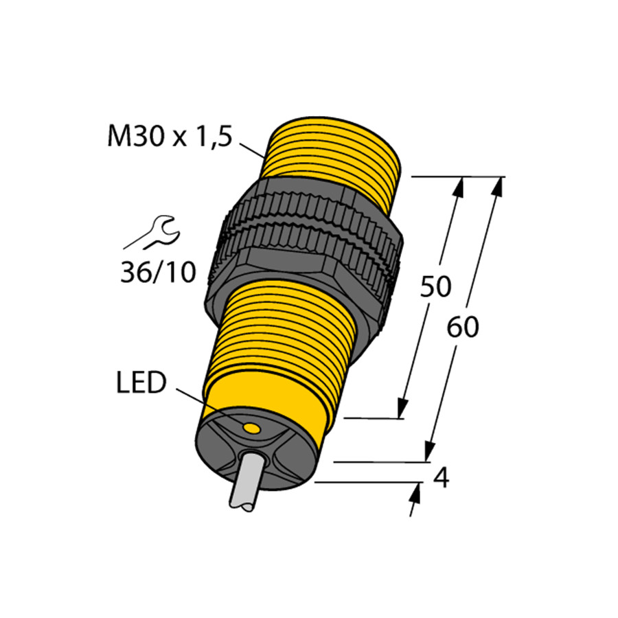 TURCK BI10-S30-AP6X/S100 4659002 Inductive sensor  PNP