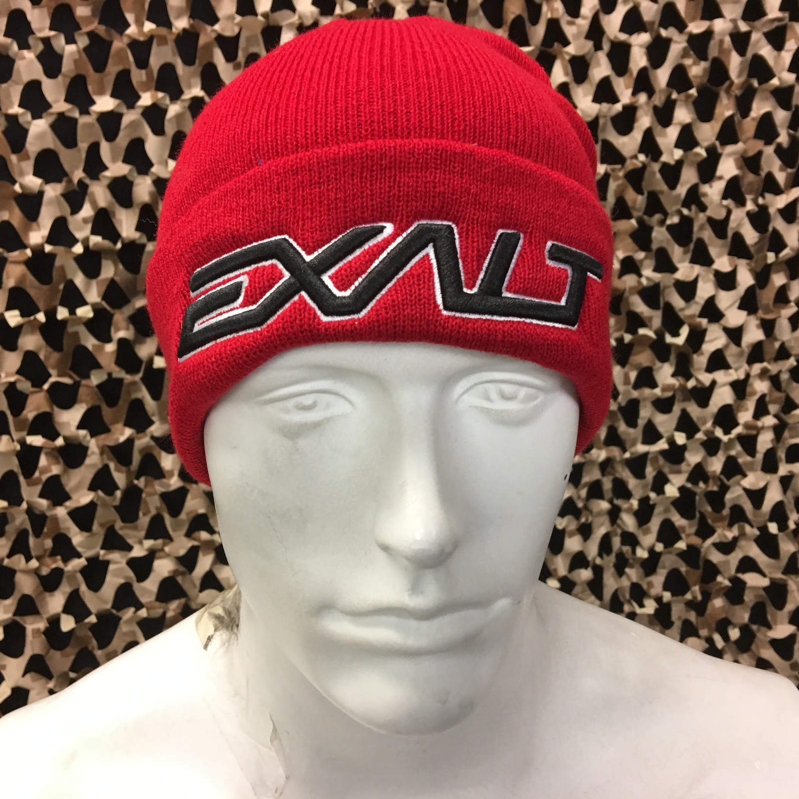 NEW Exalt Bold Paintball Beanie - Red