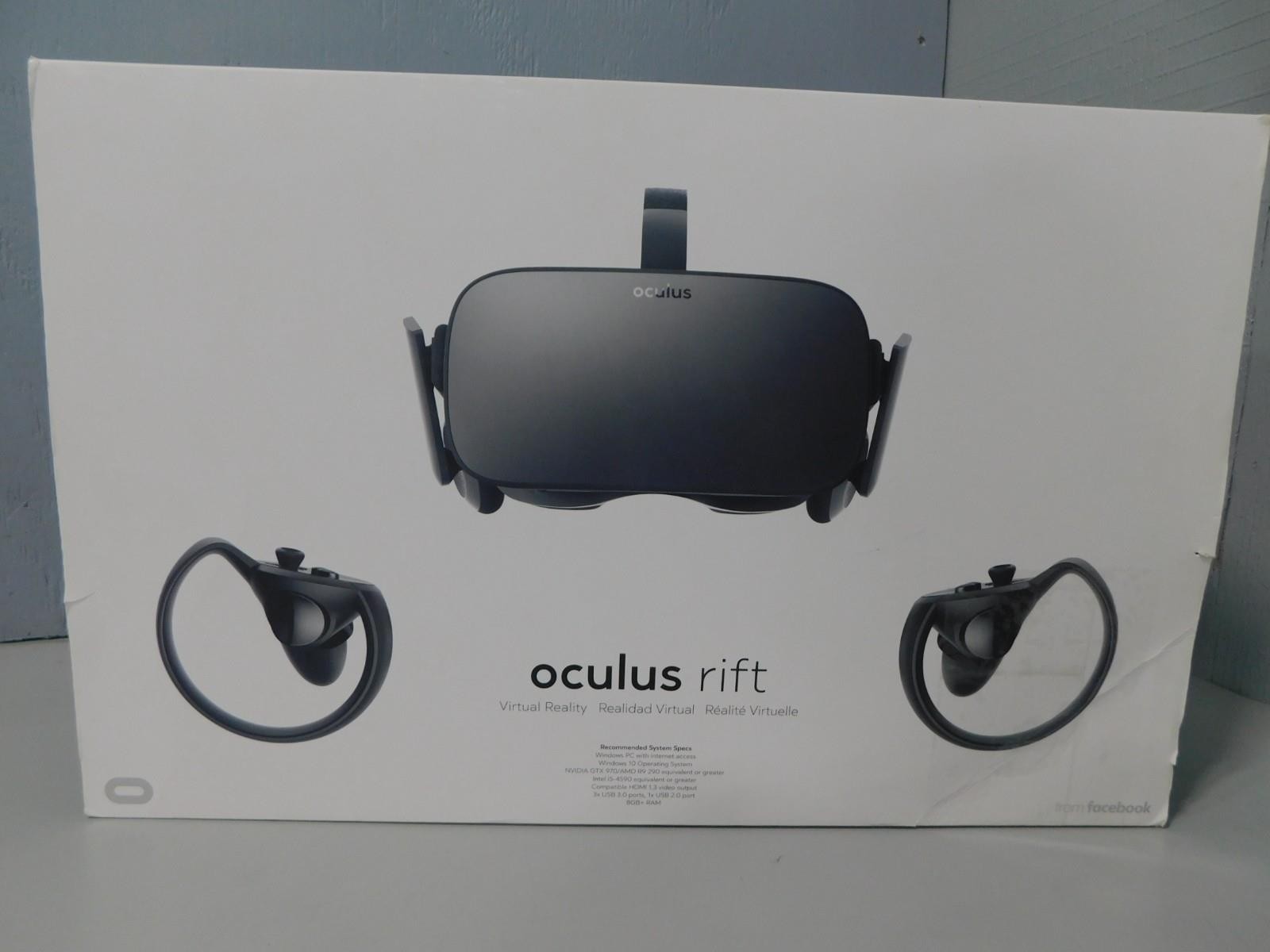Meta Oculus Rift VR Headset- Black (Slightly Used)