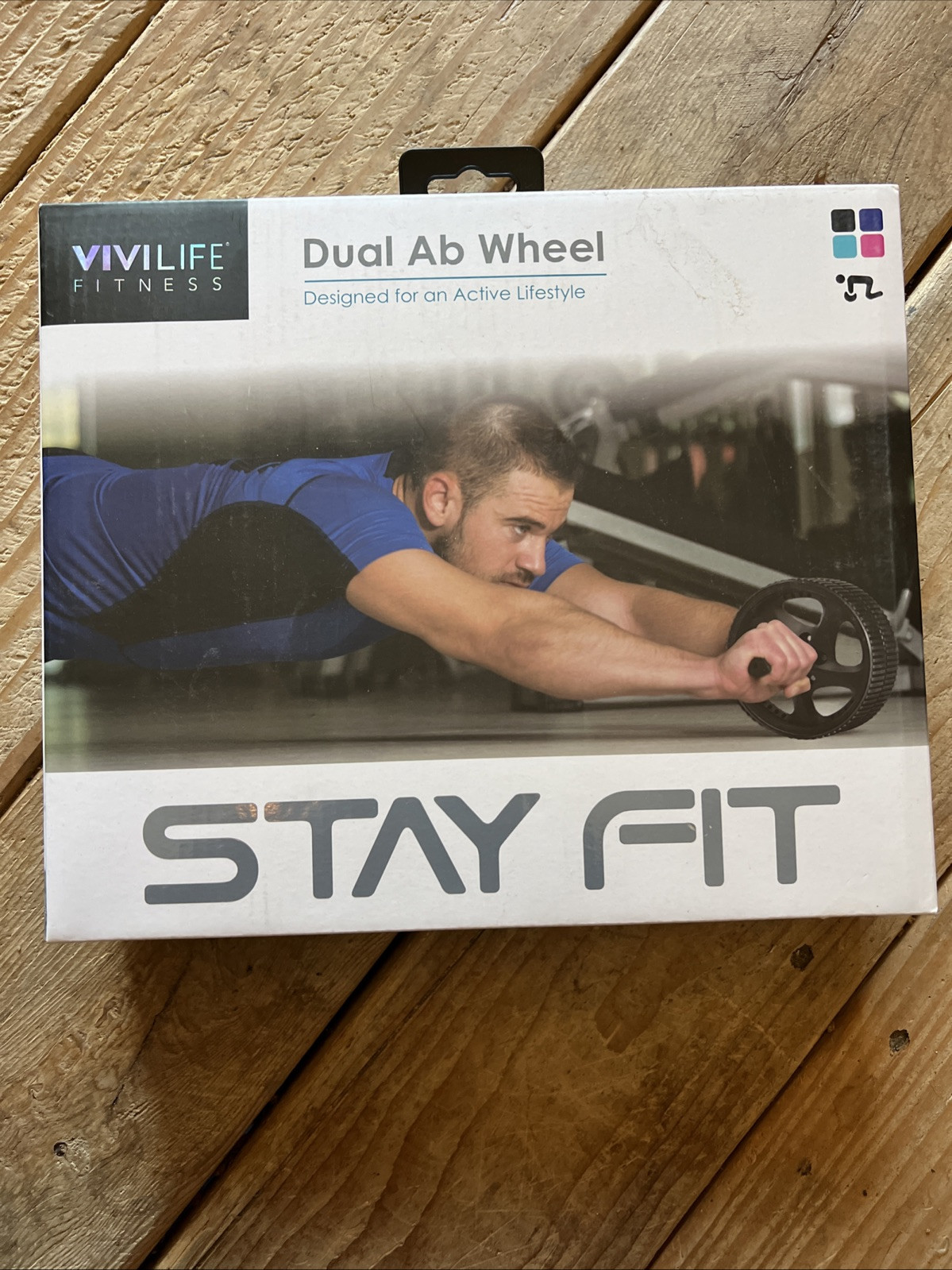 Vivlife Fitness Ab Roller Abdominal Crunch Wheel Exercise Multifunction Training