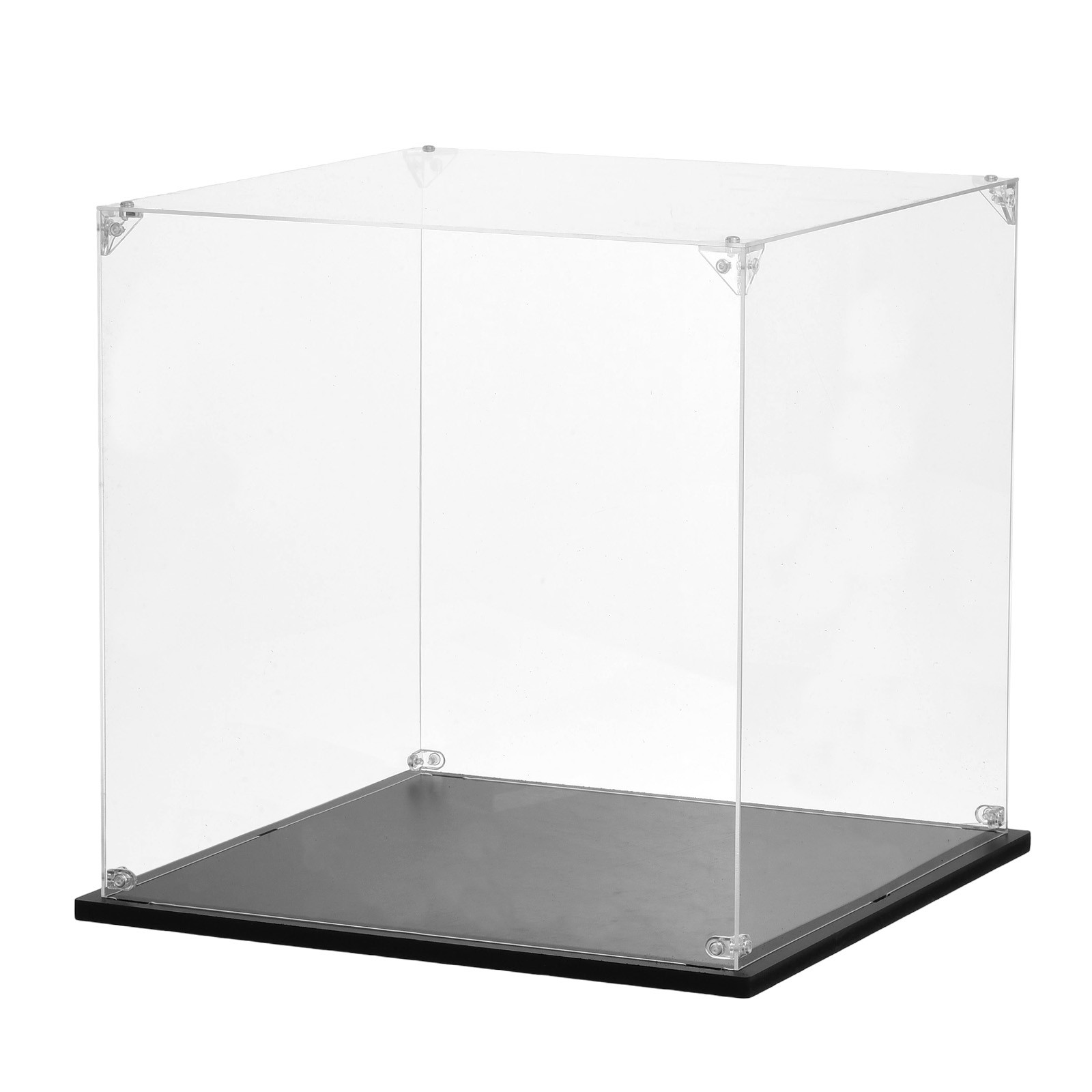 Acrylic Display Case, 11.8"x11.8"x11.8" Clear Display Box Assemble Dustproof