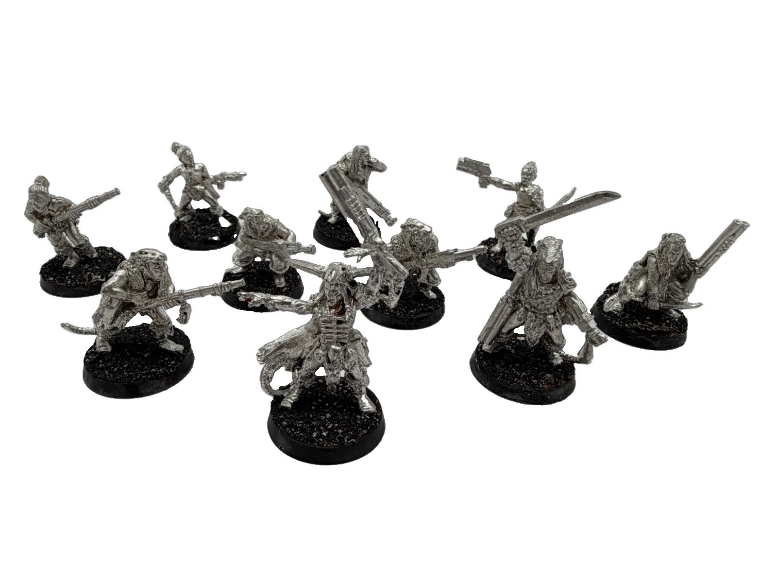 Necromunda Ratskin Renegades Gang X 10 1995 Metal OOP GW
