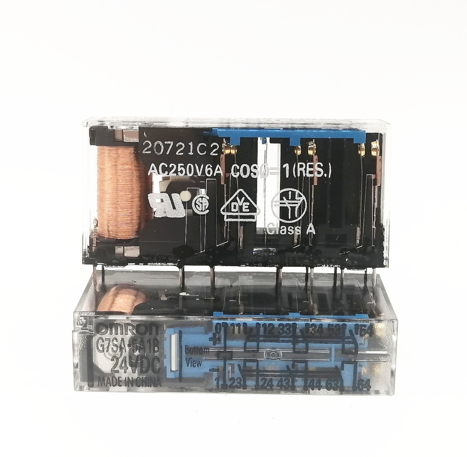 1pcs Omron Safety Relay G7SA-5A1B DC24V Relay Base Combination