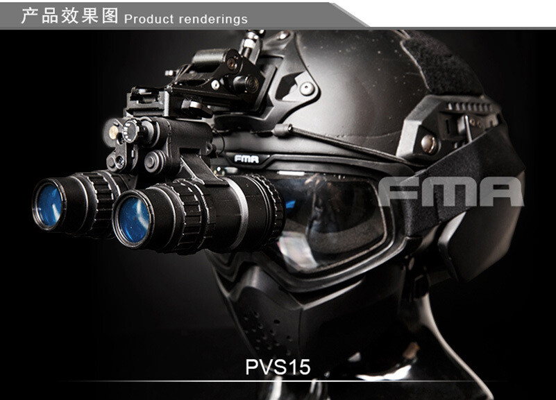 FMA Tactical Airsoft Dummy PVS-15 NVG Helmet Night Vision Goggle Model