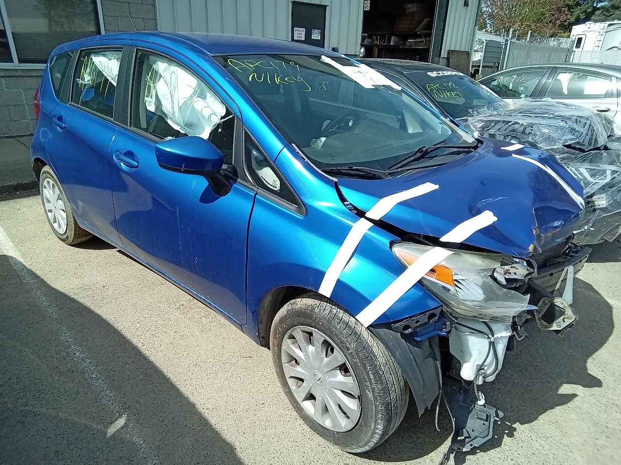 Used Front Left Steering Knuckle fits: 2016 Nissan Versa Sdn L. from 2/12 Front