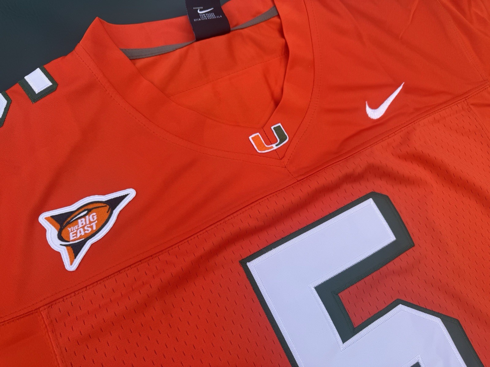 Miami Hurricanes Edgerrin James Jersey Large