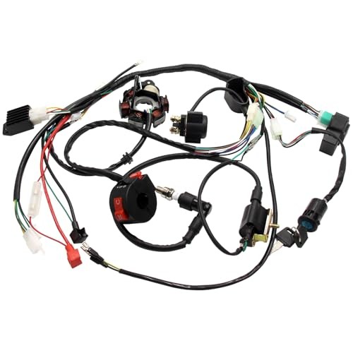 Complete Electric Wiring Harness CDI Stator for Chinese ATV UTV Go Kart Taotao