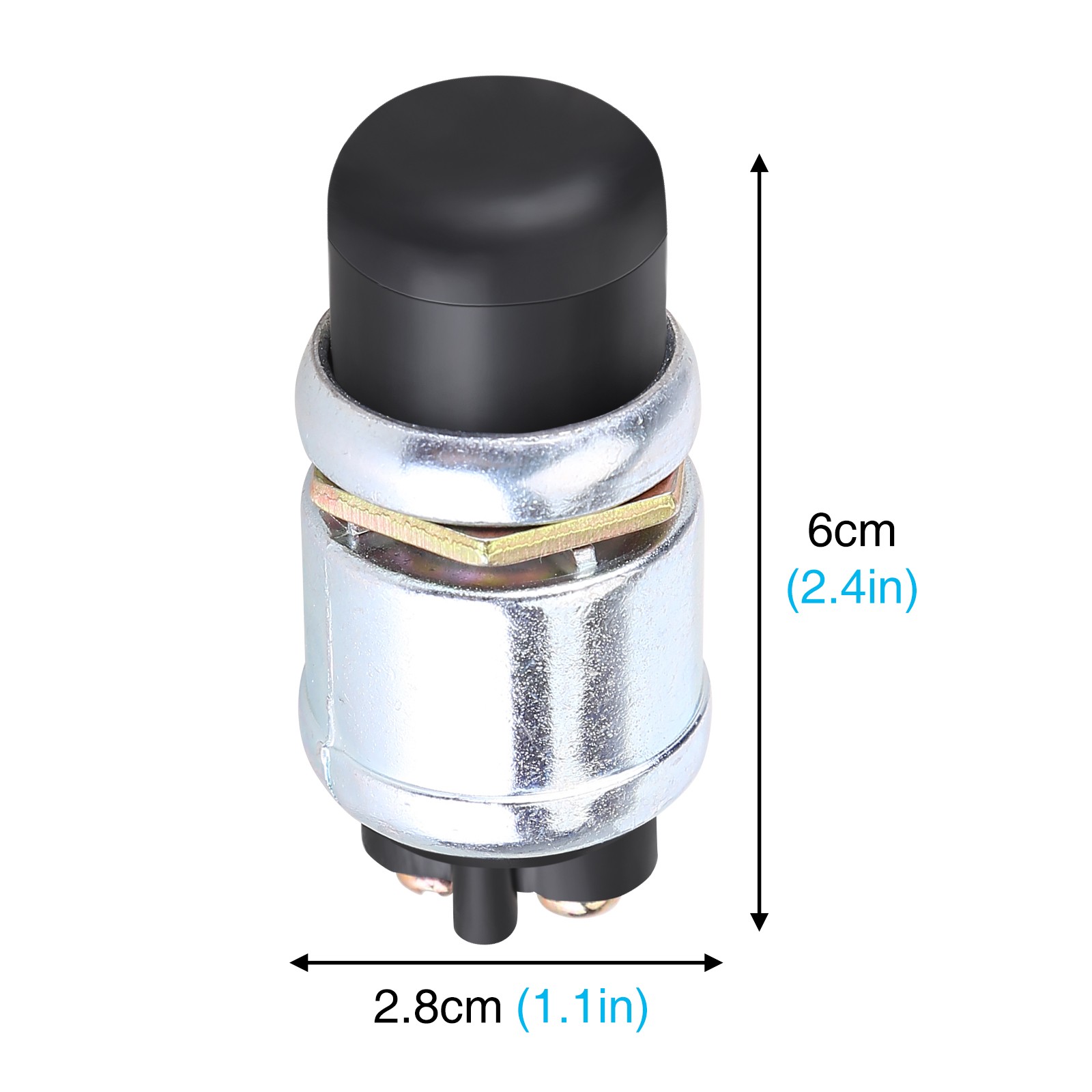 For Car Boat Track Waterproof Switch Push Button Horn Engine Start Starter 12V