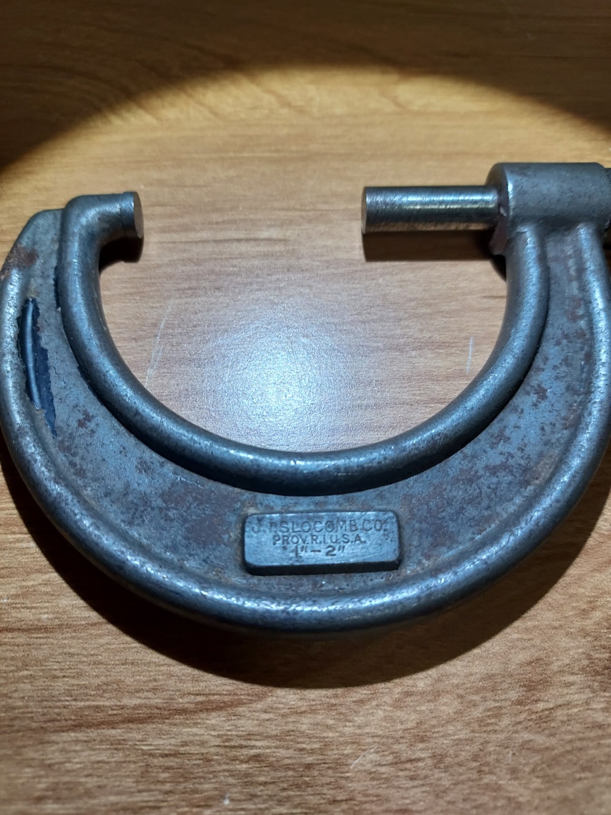 Vintage JT Slocomb 1 -2" Outside Micrometer USA