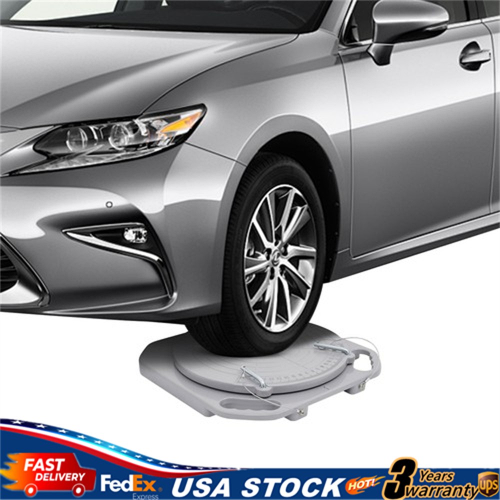 2 Pack Wheel Alignment Turntable Turn Plates 360 Rotating Turn Plate 1 Pair USA