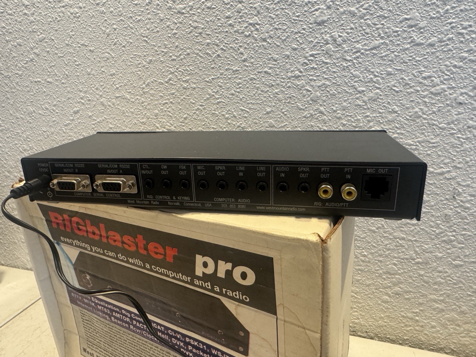 West Mountain Radio RIGblaster Pro Computer Ham Radio Interface with Accessories