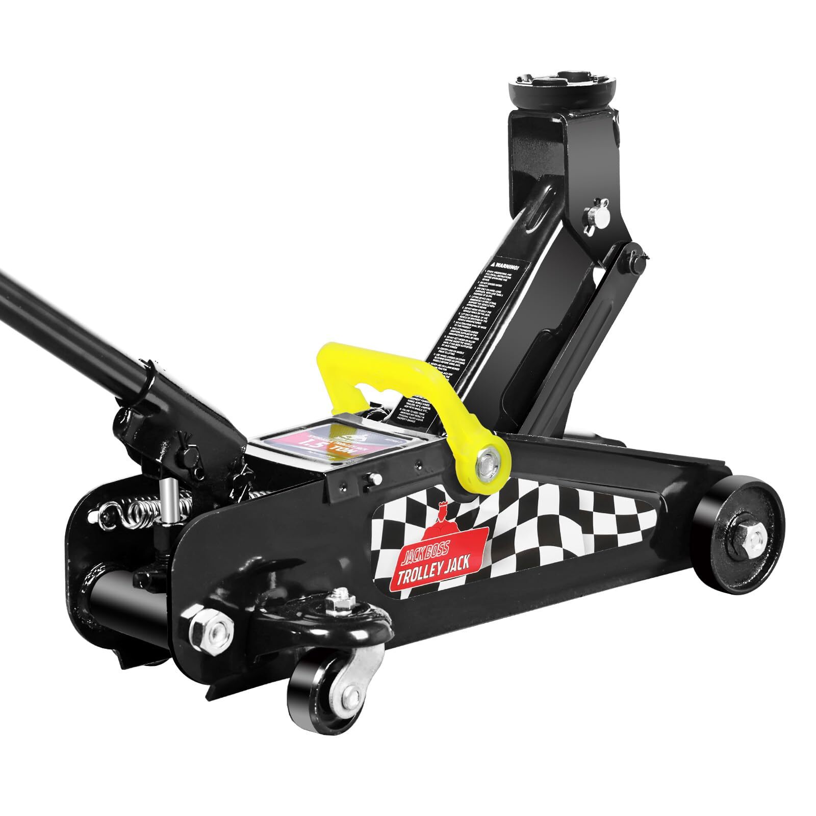 Jack Boss Floor Jack 1.5 Ton 3000 LBs Hydraulic Car Jack Lifting Range from