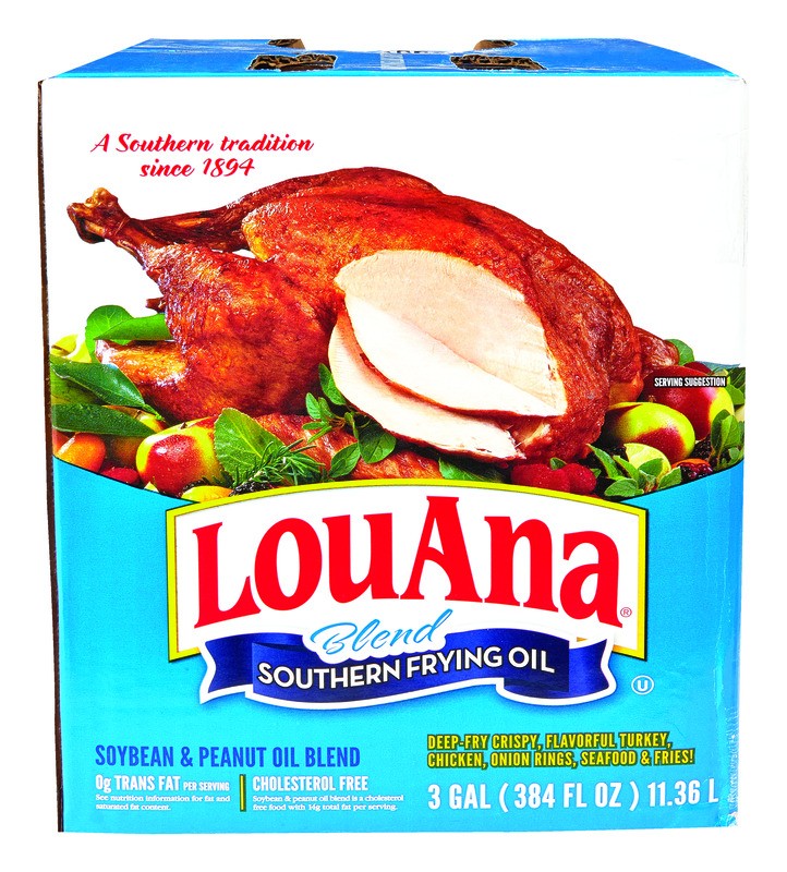 LouAna 13152LOU Peanut and Vegetable Frying Oil Blend 384 oz.