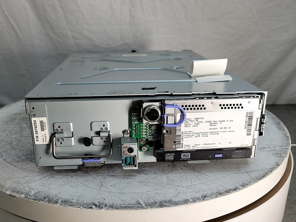 IBM SurePOS 700 4800-783 PC Retail Terminal INTEL CORE2 DUO E4300 1GB SEE NOTES
