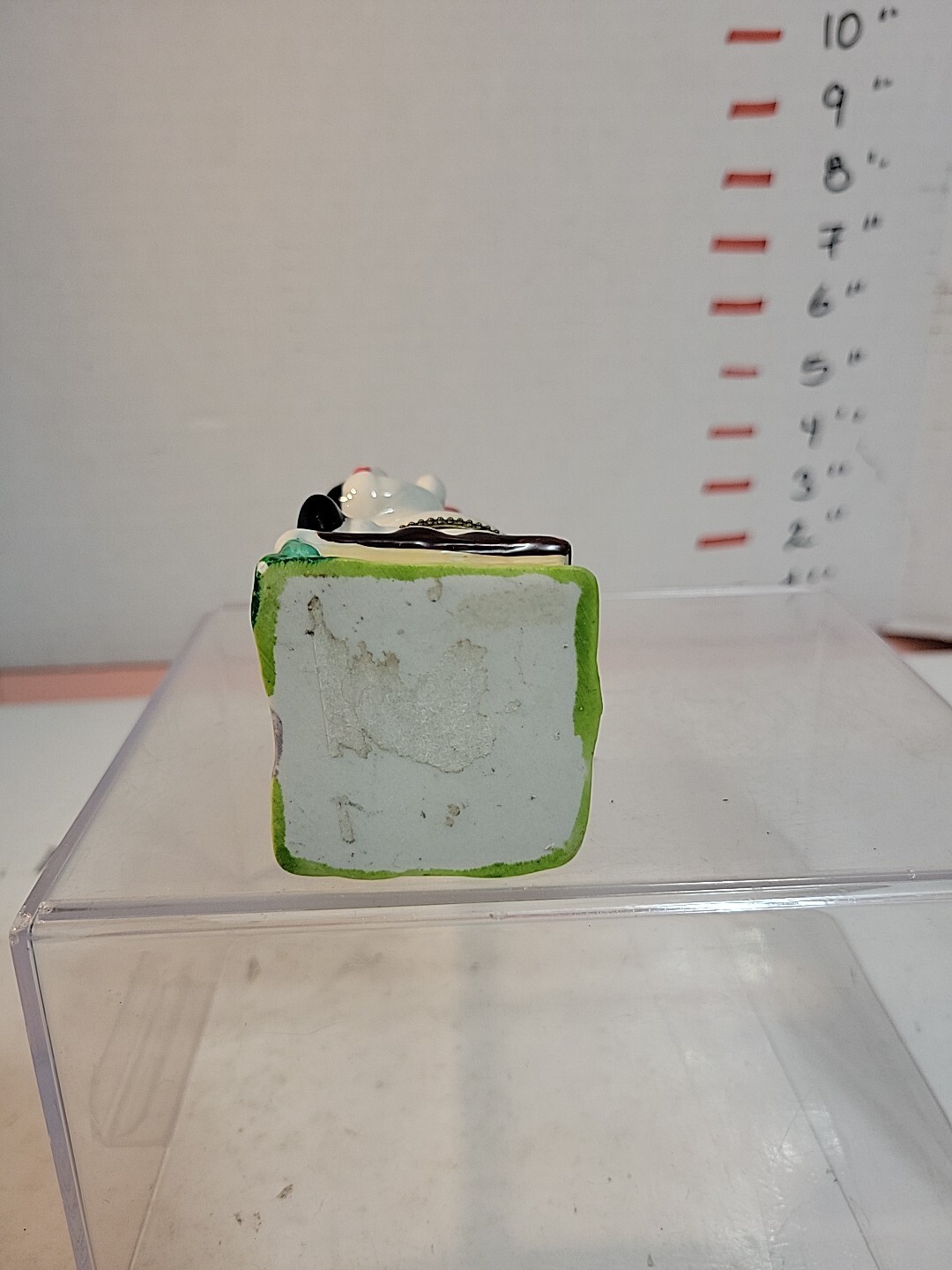 Ceramic Snowman Trinket Box