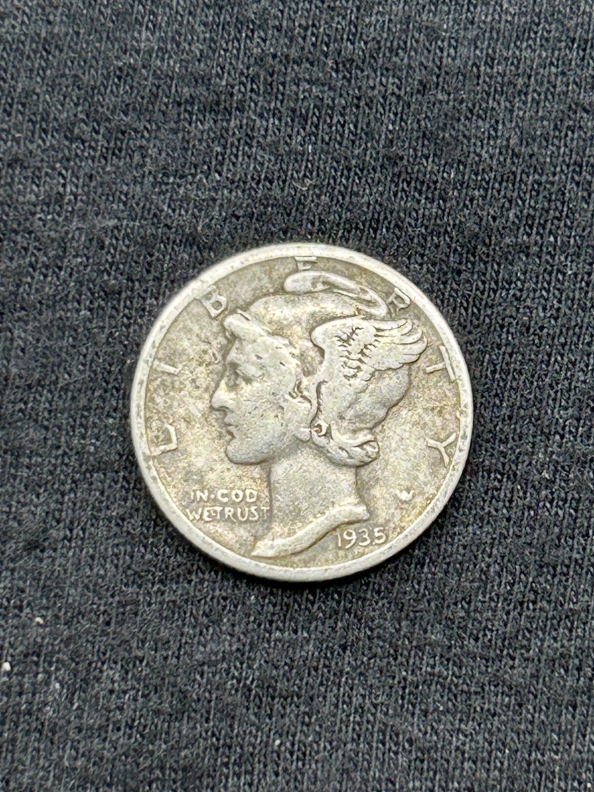 1935 P MERCURY DIME