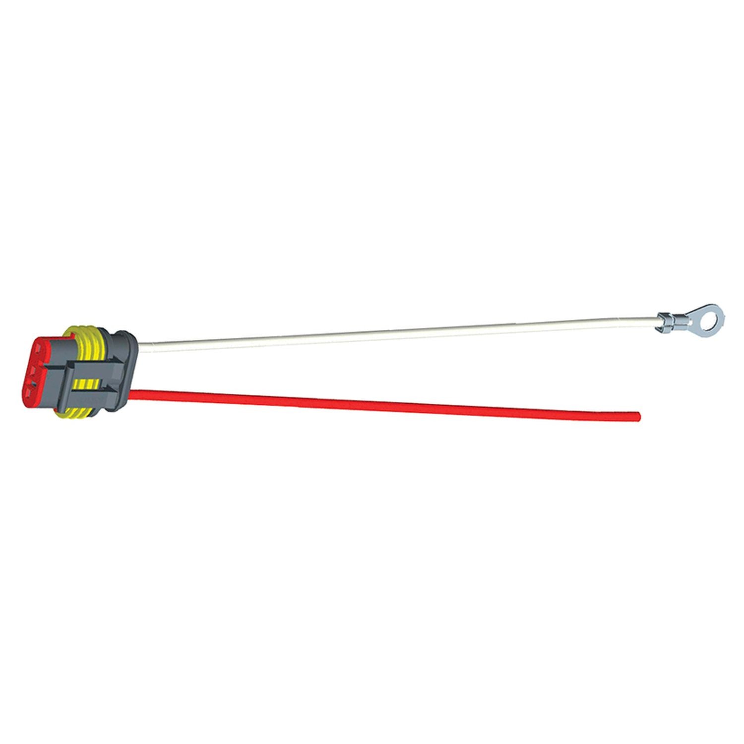 Grote 66862 11 Inch 2-Wire Pigtail W/Hard Shell Cnctr