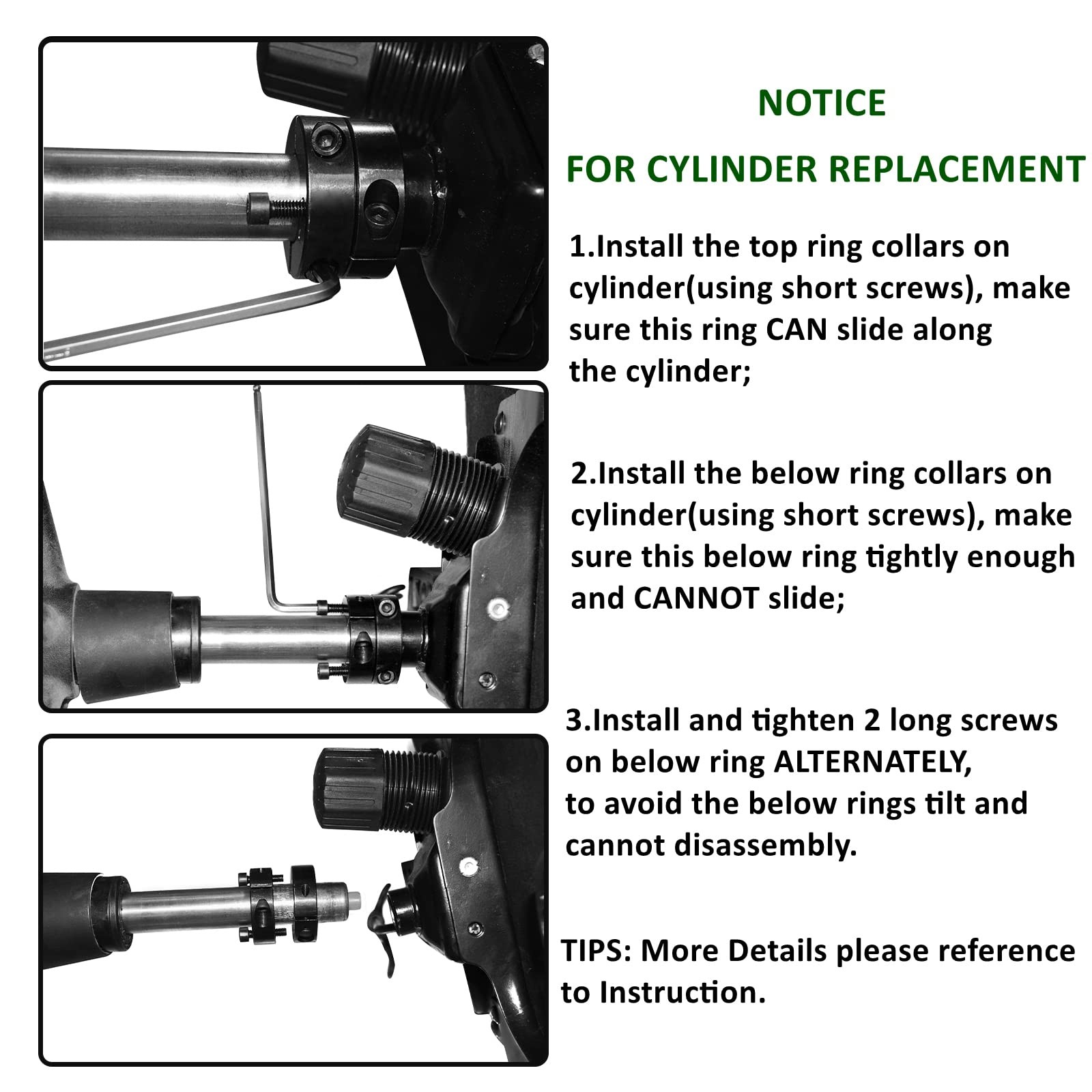 MySit Gas Lift Cylinder Removal Tools 28mm/1.1-Inch, Removal Tools Sets for R...