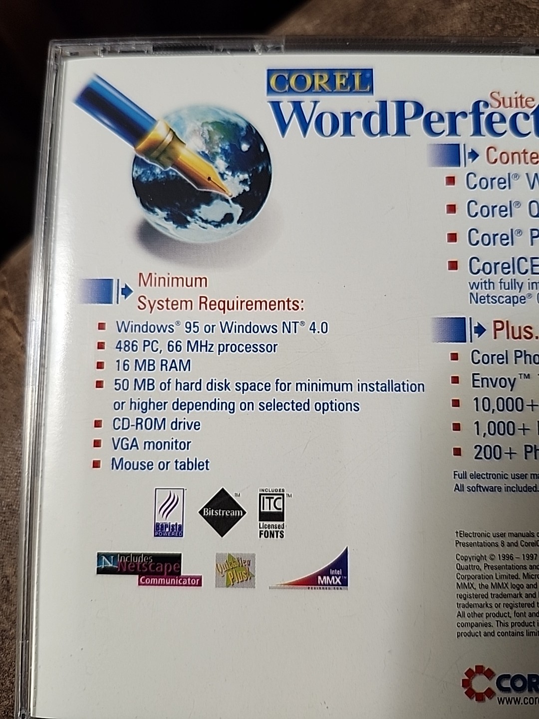 Corel WordPerfect Suite 8