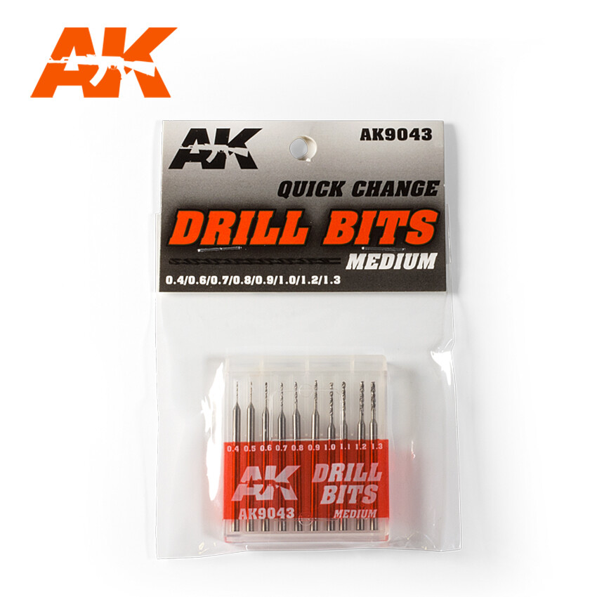 AK-Interactive Drill Bits (0.4mm - 1.3mm)