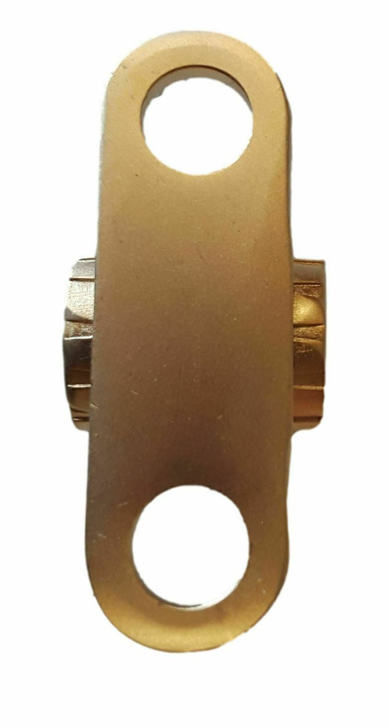 Gold Plated Ground Terminal 4/8 Gauge with Adapter