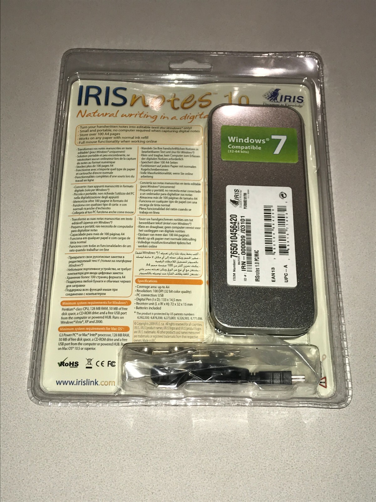 Iris Inc - Irisnotes 1.0 For Windows and Mac OS - NEW