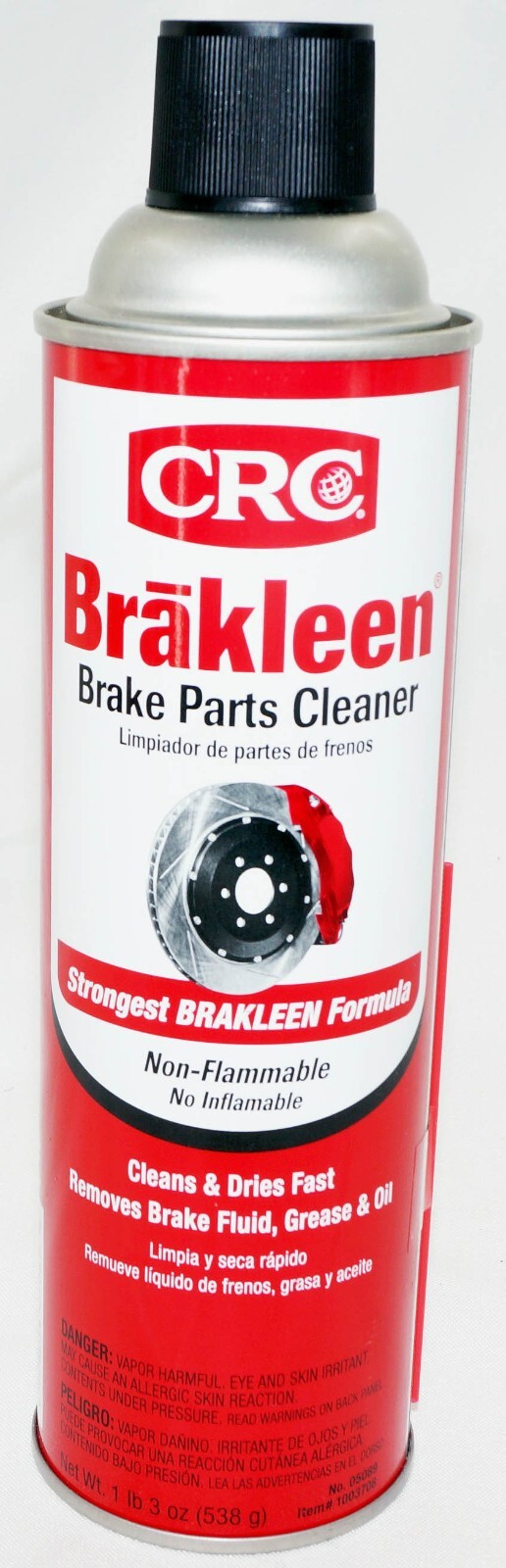 CRC 05089 Brakleen Brake Parts Cleaner Non-Flammable 19oz