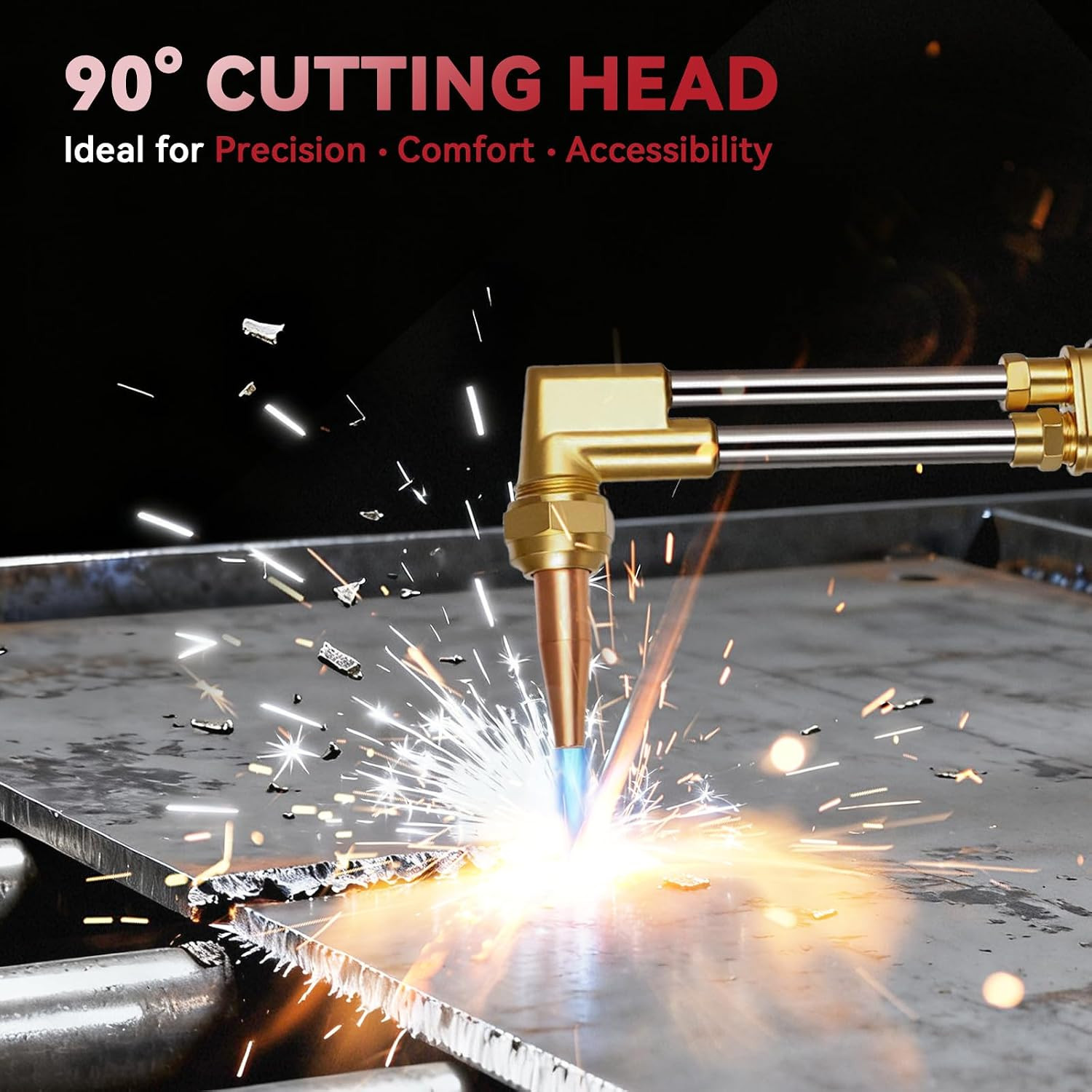 CA2460 Cutting Torch Kit, Oxy-Acetylene/Propane, 315C Handle, V-Type | Built-In