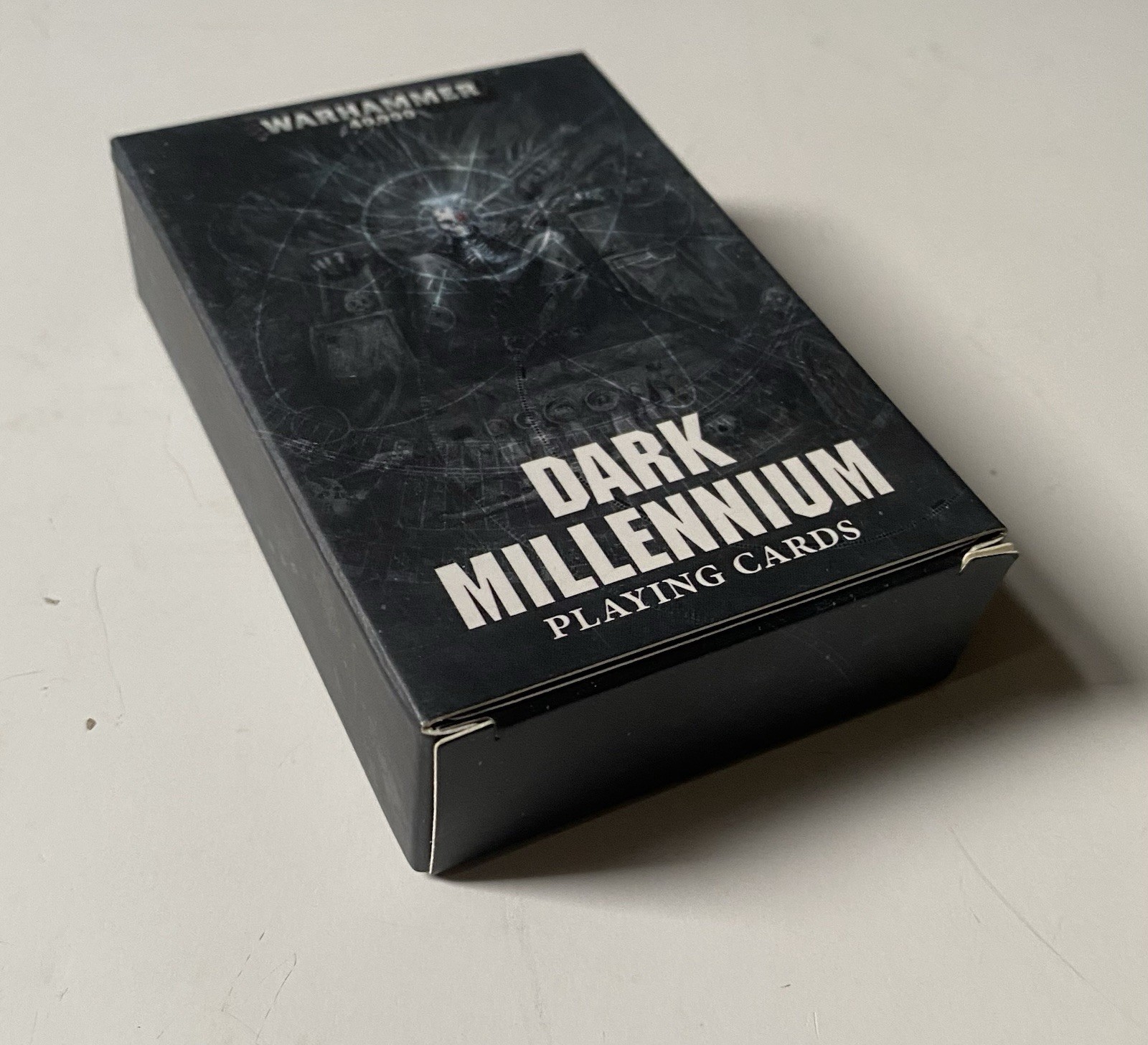 40k Dark Millennium Playing Cards, Blanche, Box Open Good Condition Complete OOP