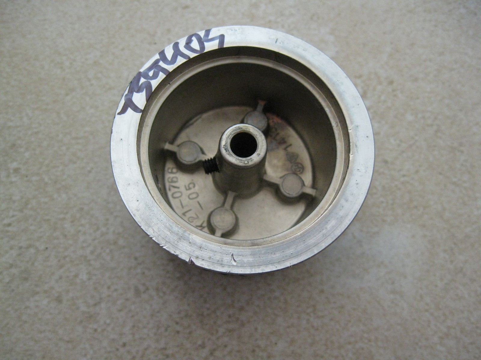 Kenwood TS-940S VFO knob in good shape with rubber grip ring