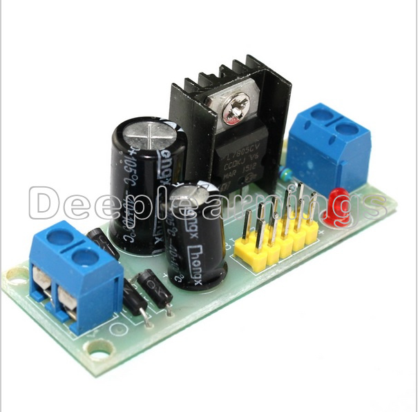 2pcs L7805 LM7805 Step Down Converter 7.5V-35V to 5V Regulator Module NEW