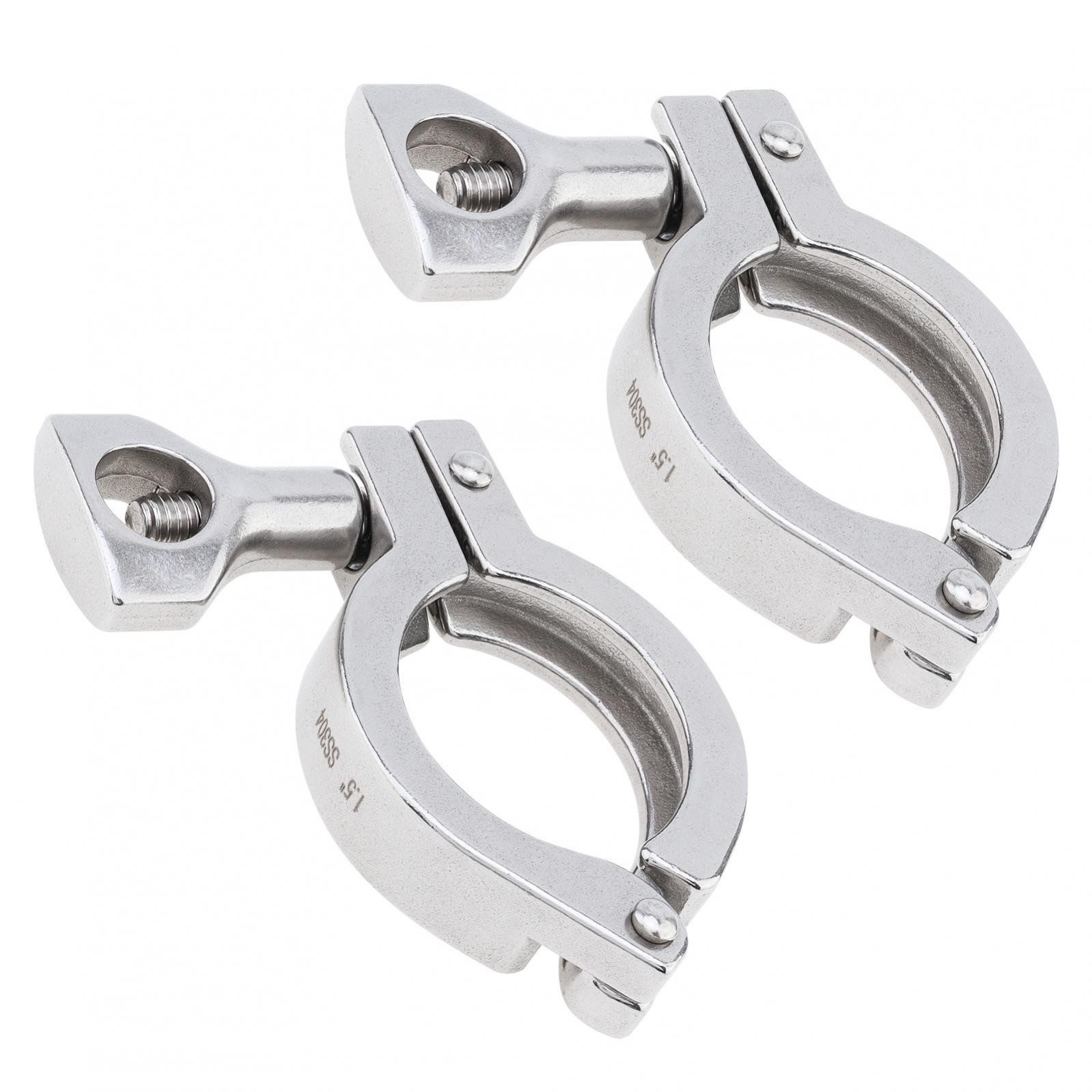2pcs Fit for Tube OD 1-Inch to 1.5-Inch, Quick Installation Clamp