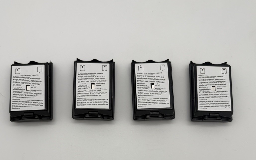 4pcs AA Battery Back Cover Case Shell Pack For Xbox 360 Wireless Controller