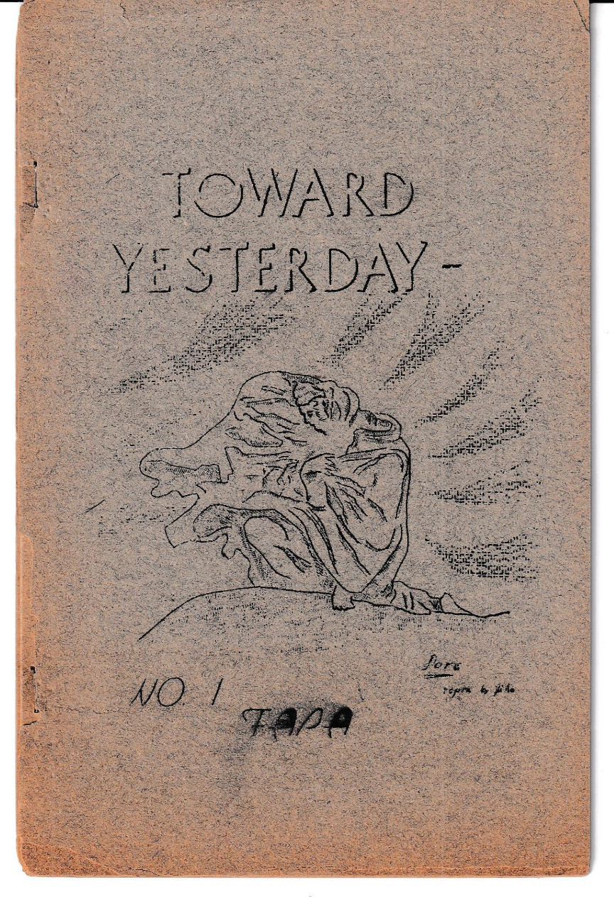TOWARD YESTERDAY #1 - 1945 science fiction fanzine - Fantasy Press Association