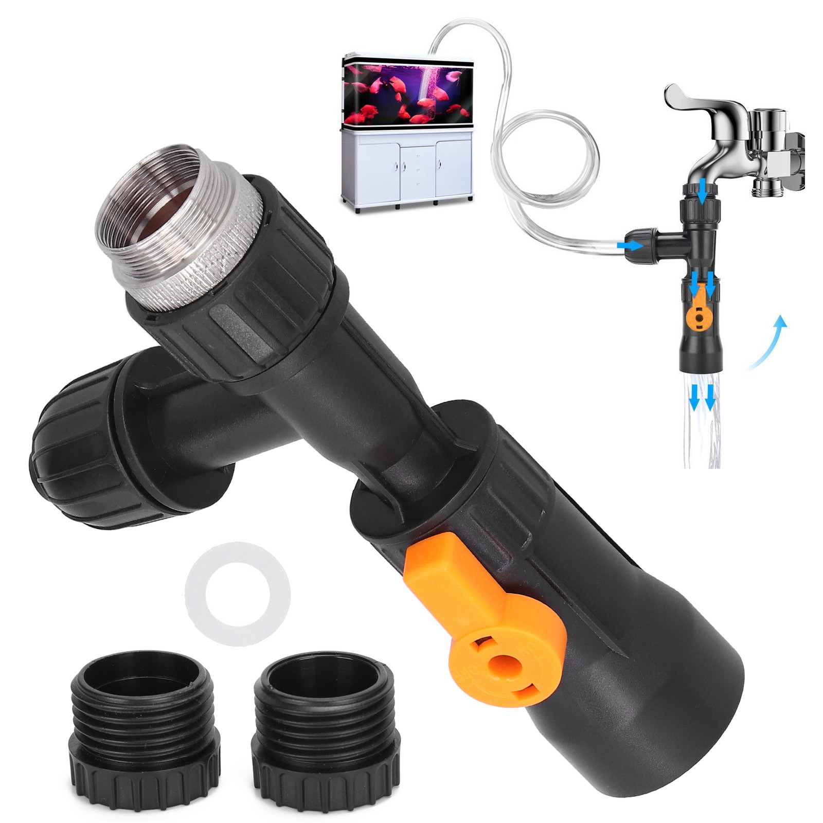 ▪ Water Changer Faucet Adapter Practical Simple Aquarium Water Changer For