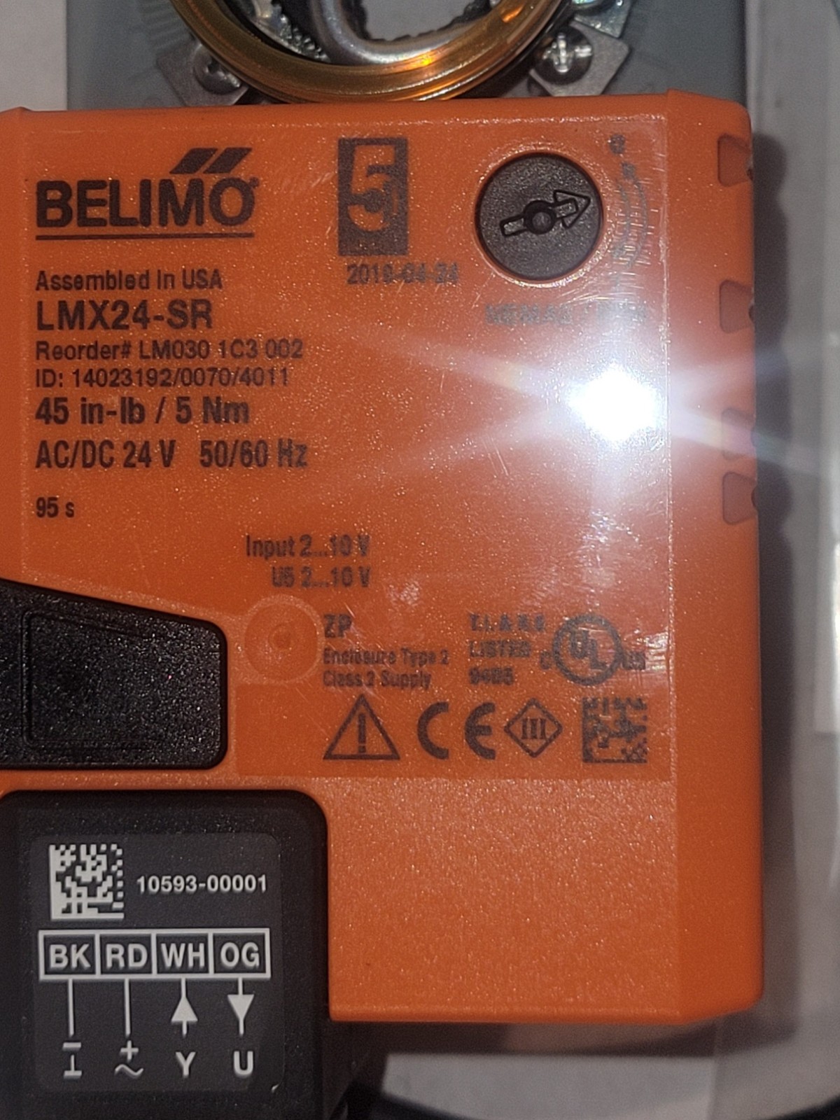 Belimo LMX24-SR : Non-Spring Return Damper Actuator