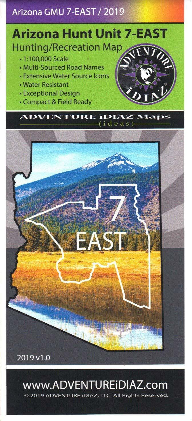 Arizona Hunt Unit 07-East Hunting/Recreation Map
