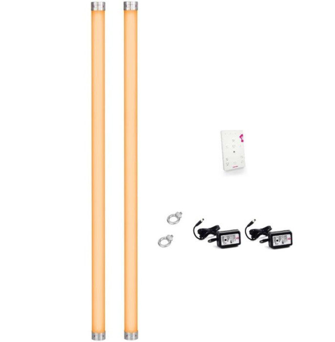 Ape Labs Neon Set of 2 | IP65 70W RGBaW 180 Degree Battery Tube Lights