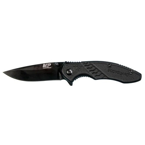 Smith & Wesson 1085890 M&P® Bodyguard Dual Thumb Stud Folding Knife 2.75" Black