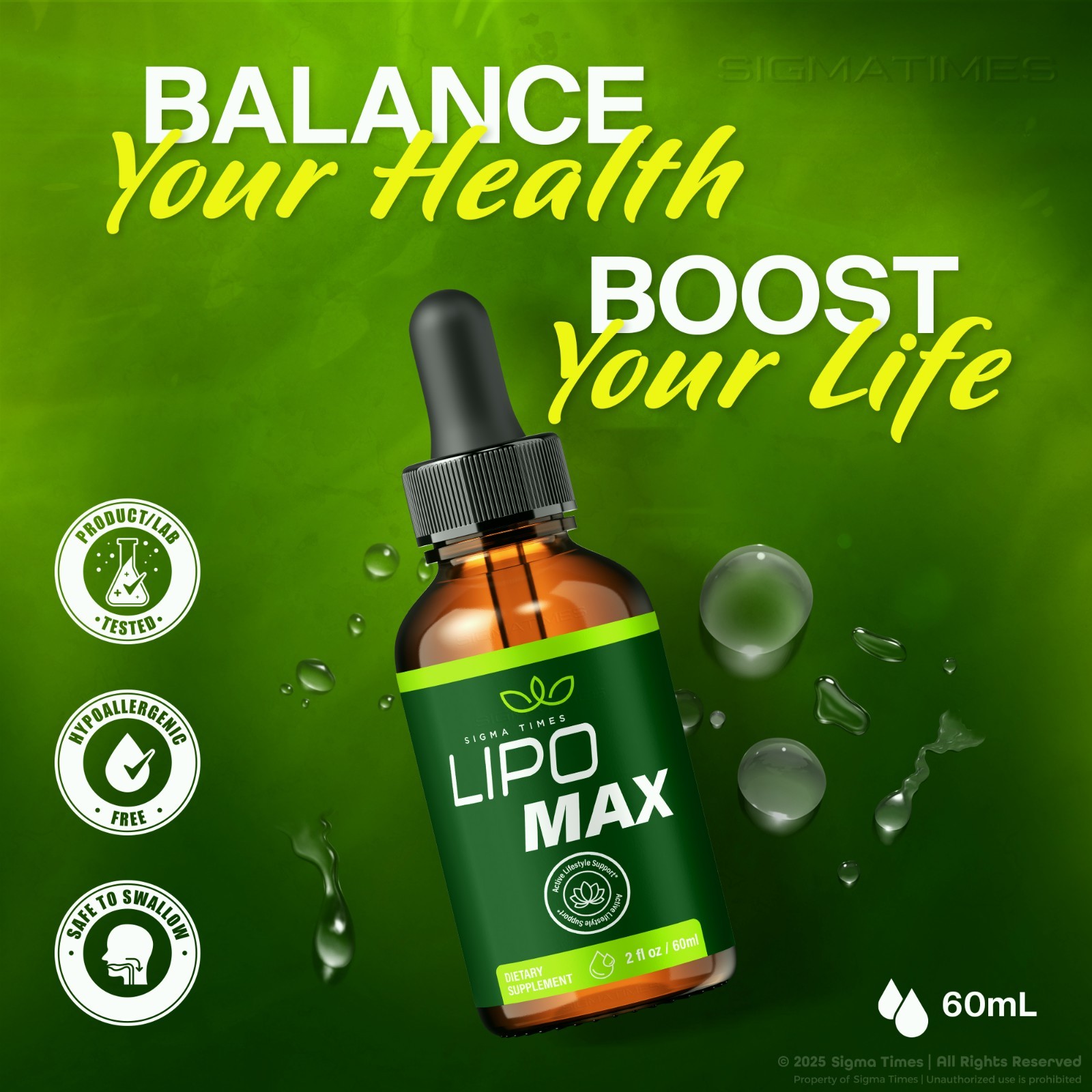 (5 Pack) Lipo Max - Advanced LipoMax Fat-Burning Support for Weight Loss