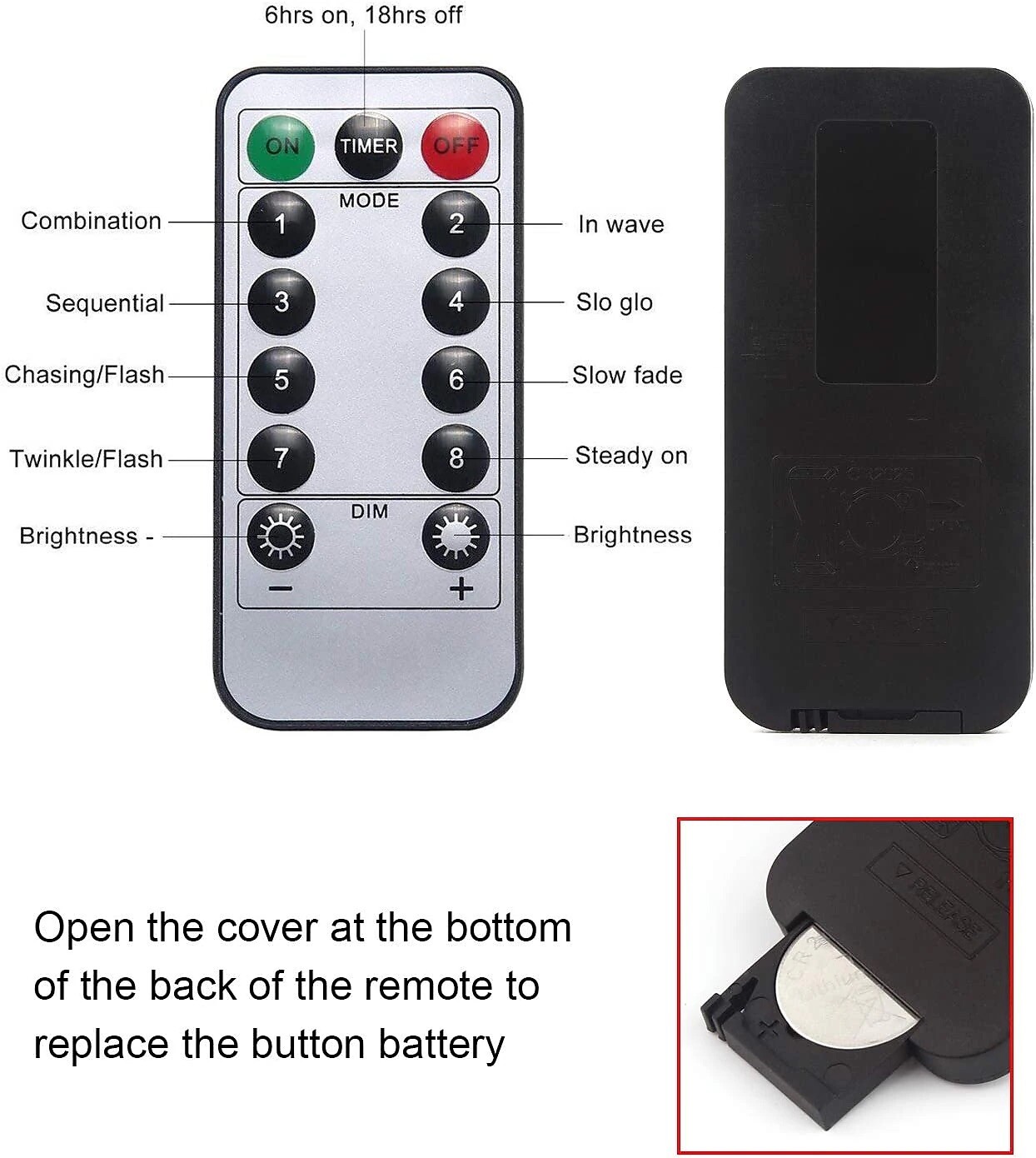 4 Packs Led Lights String Lights 8 Modes Battery Operated with 4 Remotes