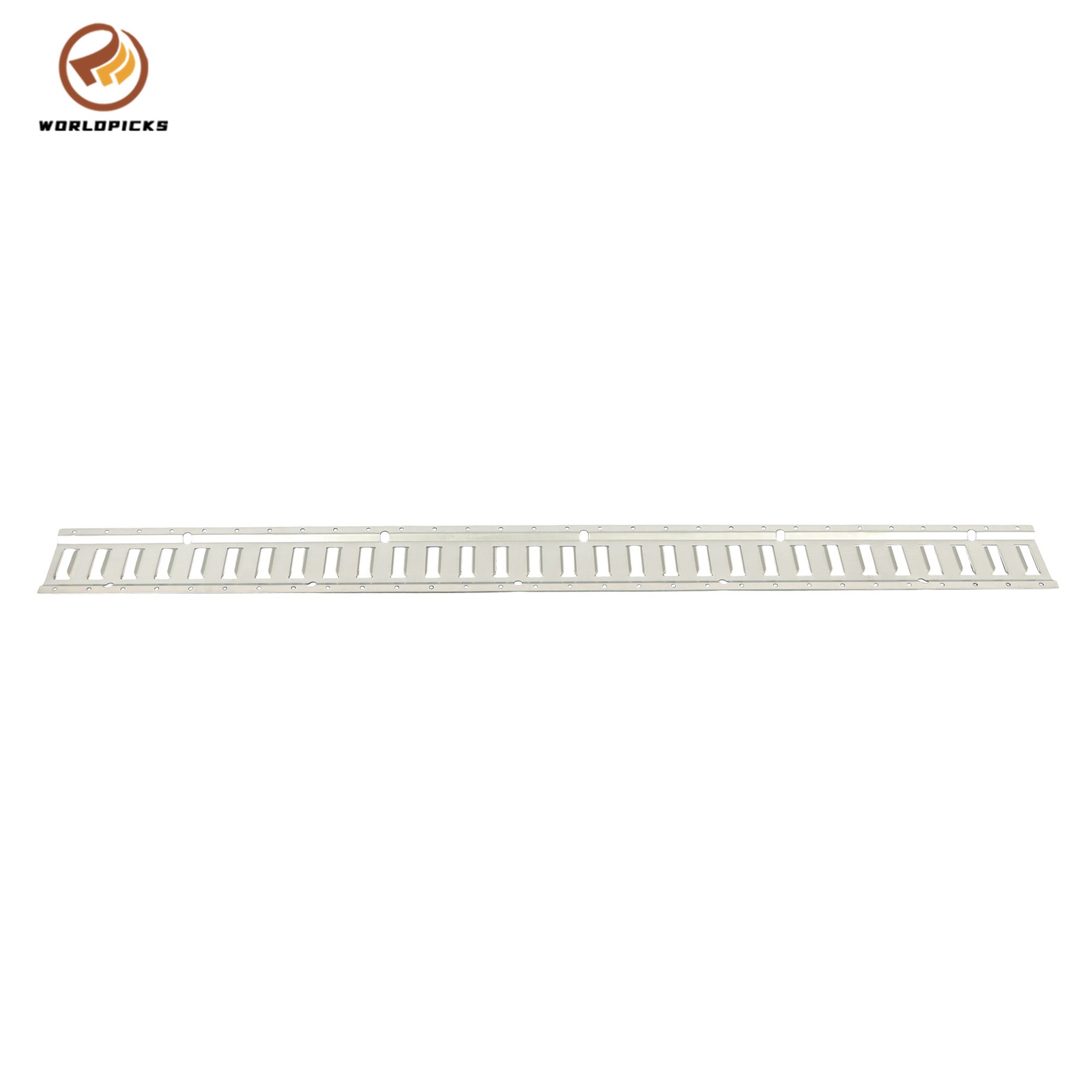 4 Piece 5' Galvanized E Track Rail Set Silver Finish Fit For Trailers Trucks