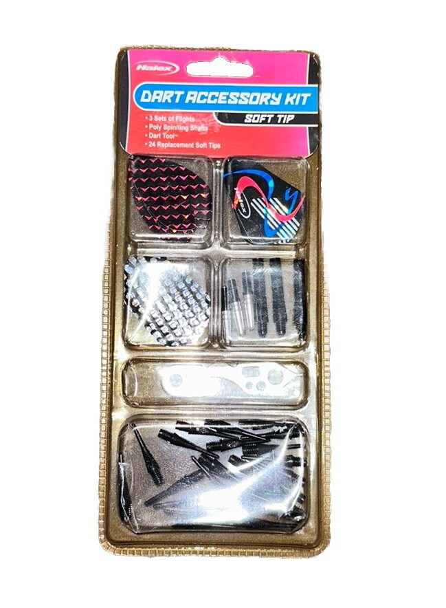New Soft Tip Darts Tune Up Kit & Accessories Halex Package