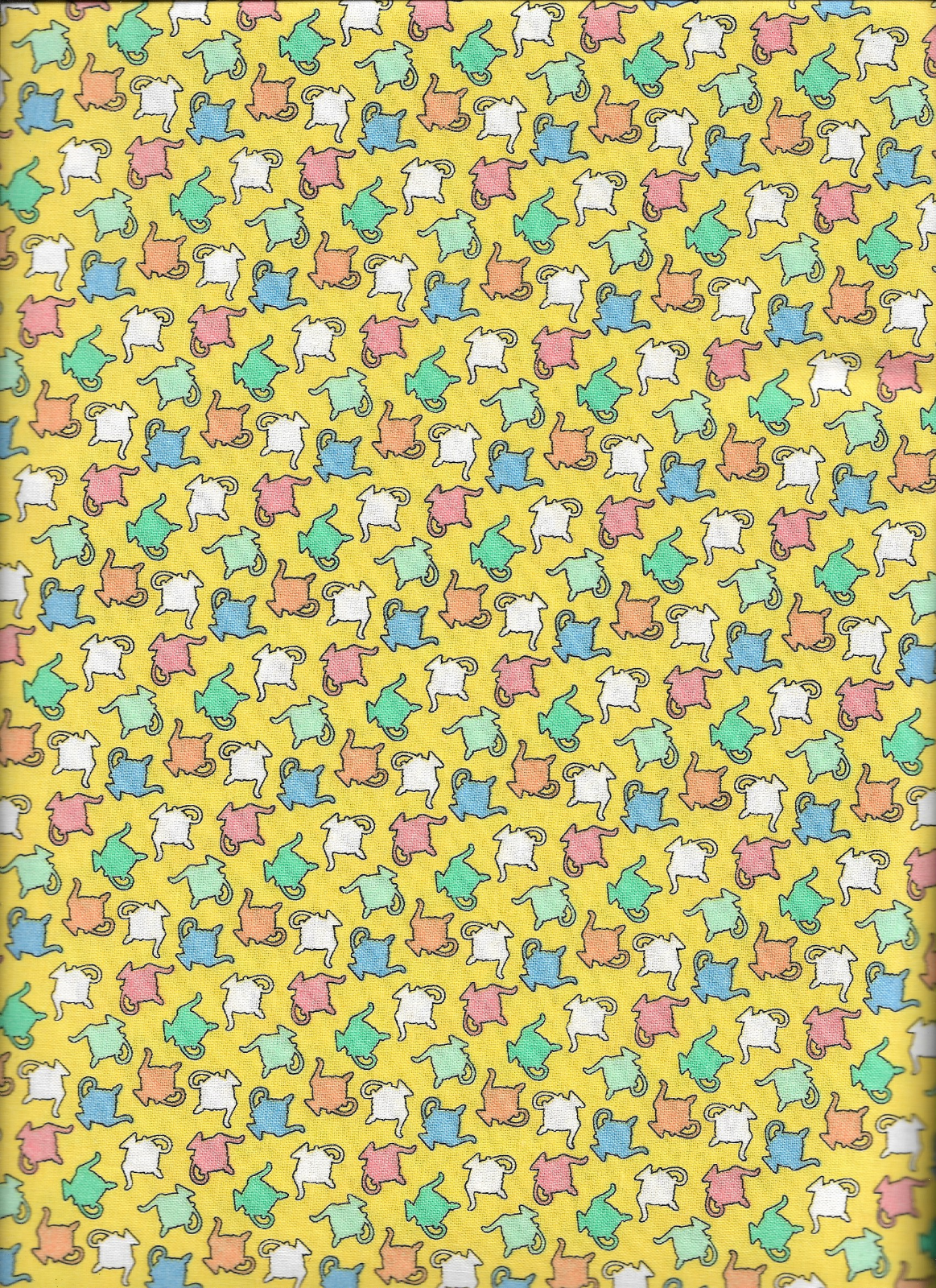 45" 100% cotton fabric "retro charm" by Blank Textiles