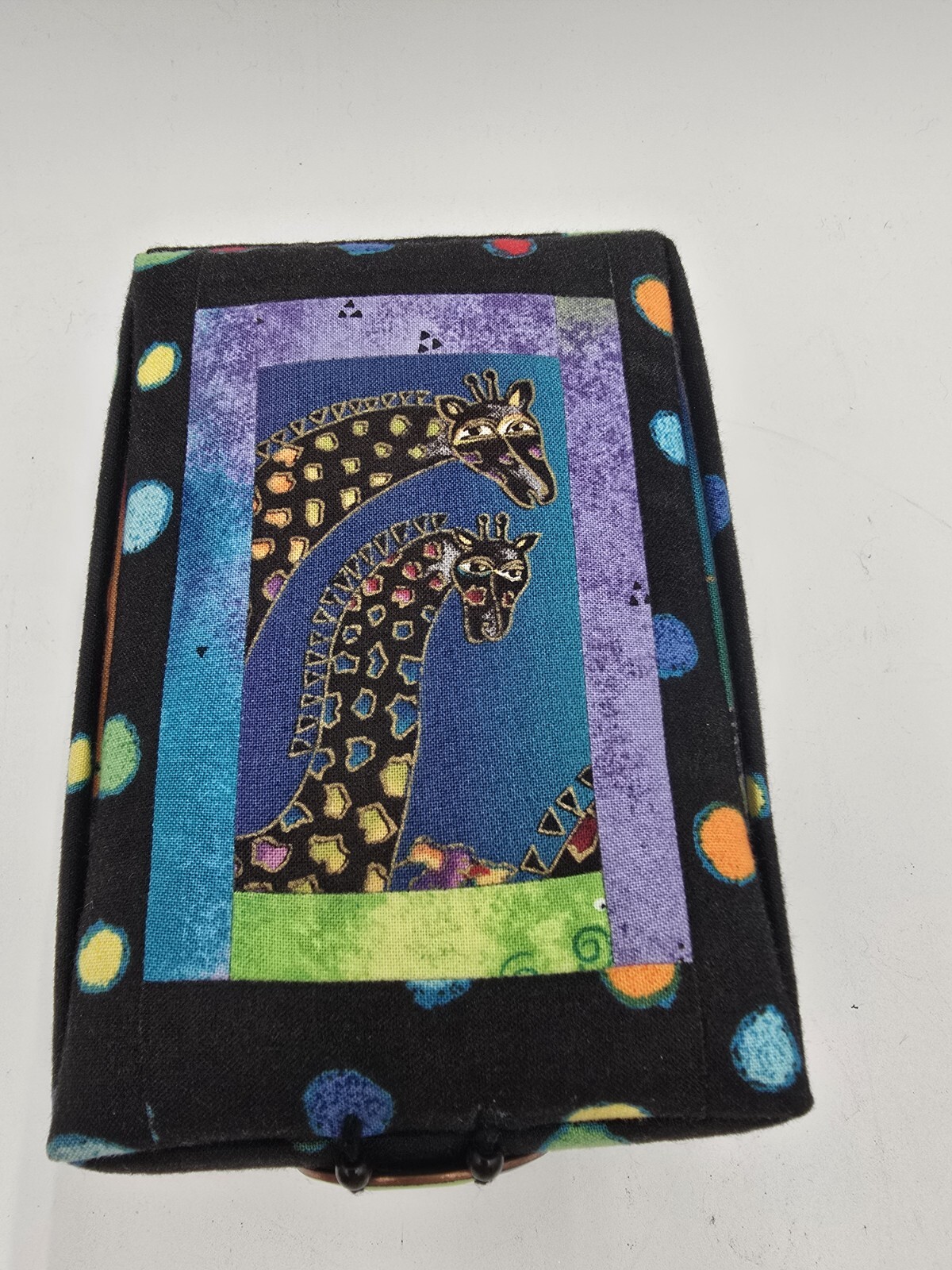 Fabric Giraffe Box Laurel Burch Fabric 6” X 4” X 3 1/2”