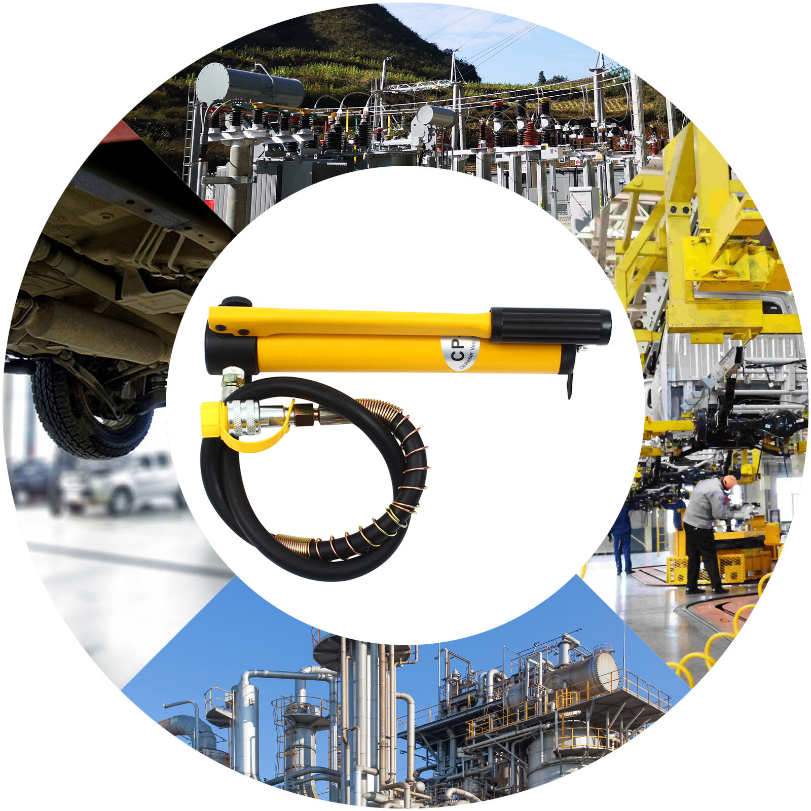 For Separate Type Hydraulic Tool 10000Psi  Manual Industrial Hydraulic Hand Pump