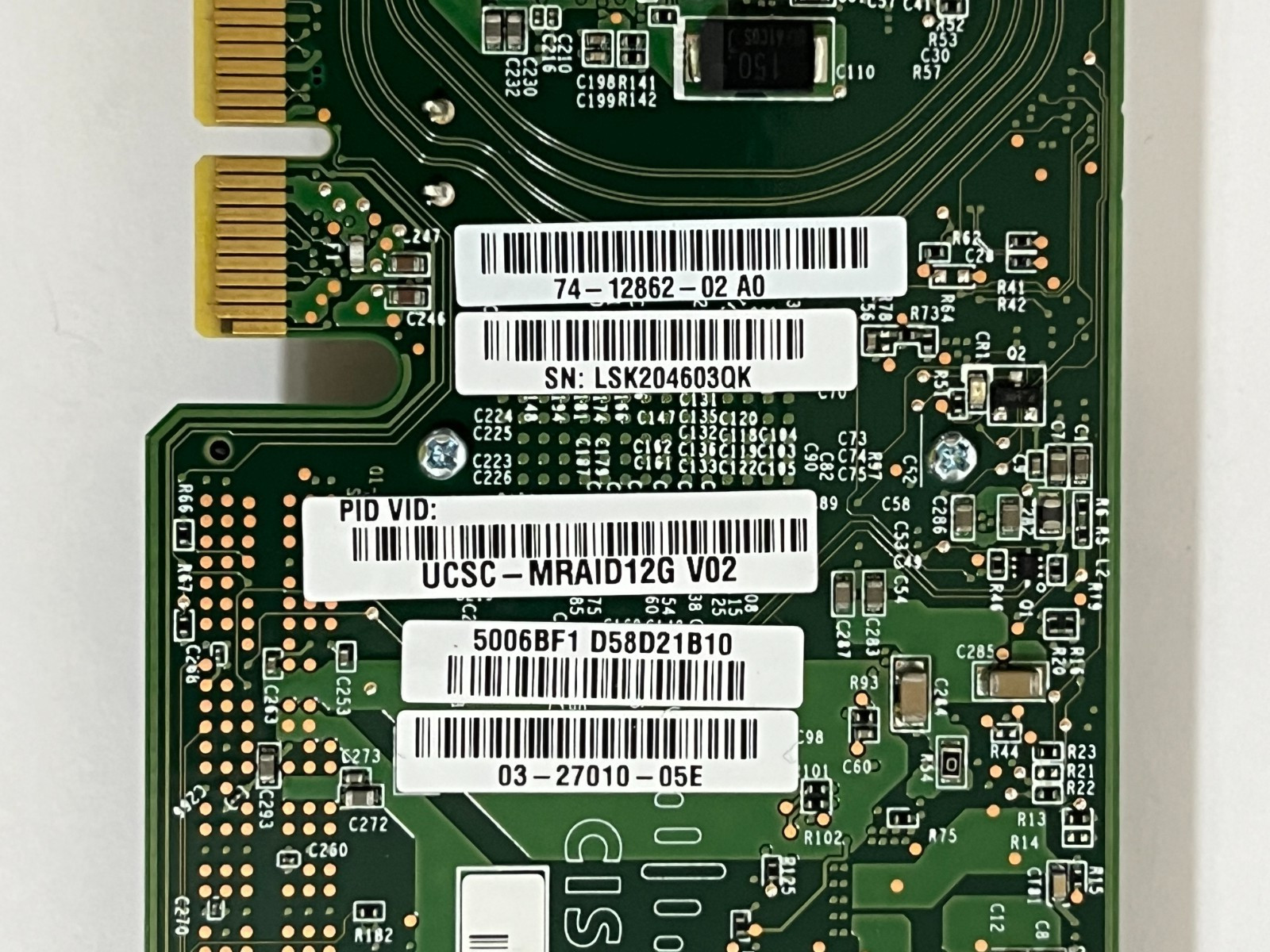 UCSC-MRAID12G 12Gb/s SAS Modular RAID Controller