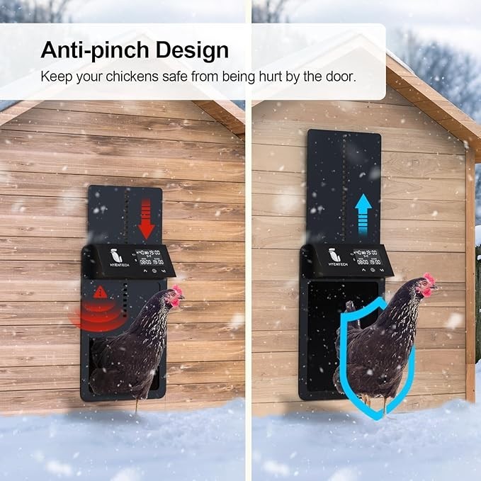 Automatic Chicken Coop Door Solar: Automatic Chicken Door - Solar