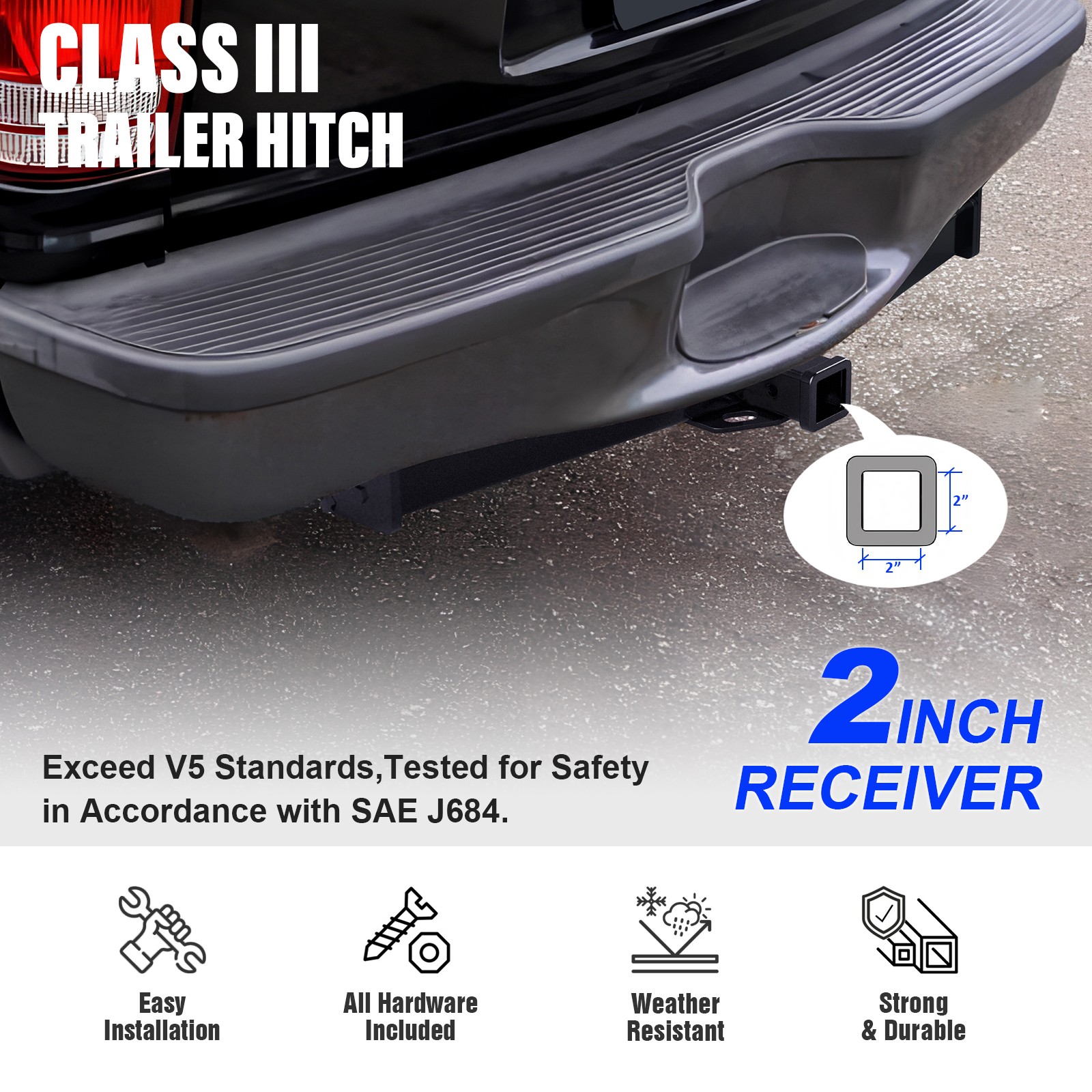 2 Inch Trailer Hitch Receiver For Ford Explorer 1991-2003